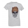 D.Five - T-Shirt con teschio con berretto di lana