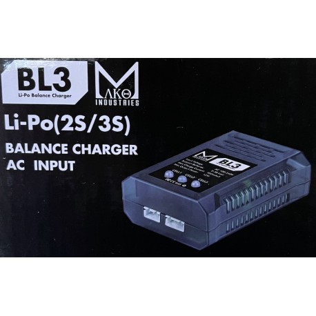 MAKO BL3 CARICA BATTERIE LIPO COMPACT 2-3S