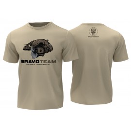 T-SHIRT BRAVO TEAM KAKI